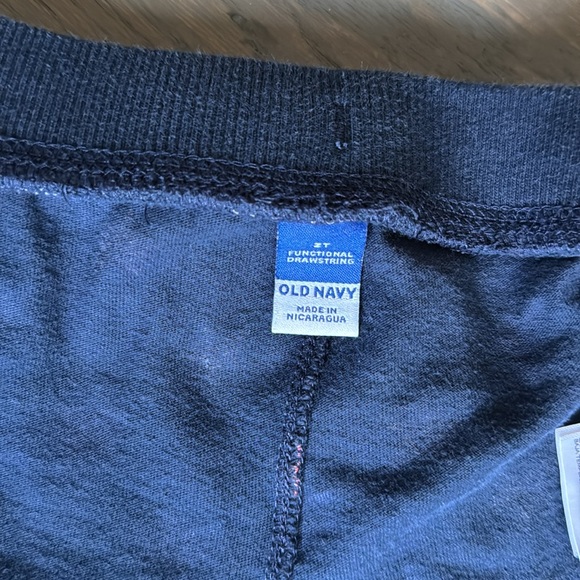 Old Navy 🇺🇸 Light Gray/Americana Print Functional Drawstring Pull-On Short Set - Picture 6 of 11